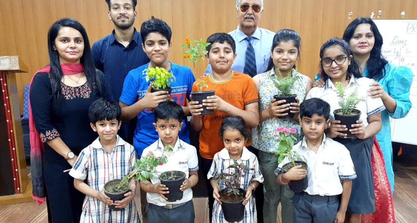 QUIZ ON KNOWLEDGE OF PLANTS & HERBS AT PRESIDIUM SCHOOL ROHTAK